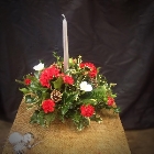 Christmas Candle Posy Silver